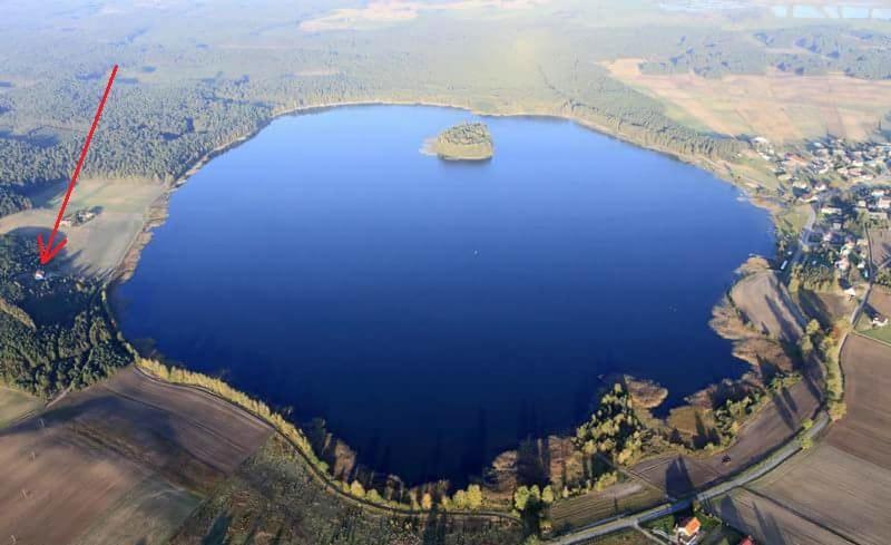 Villa Dom na wzgórzu z widokiem na jezioro Lipnica  Exterior foto