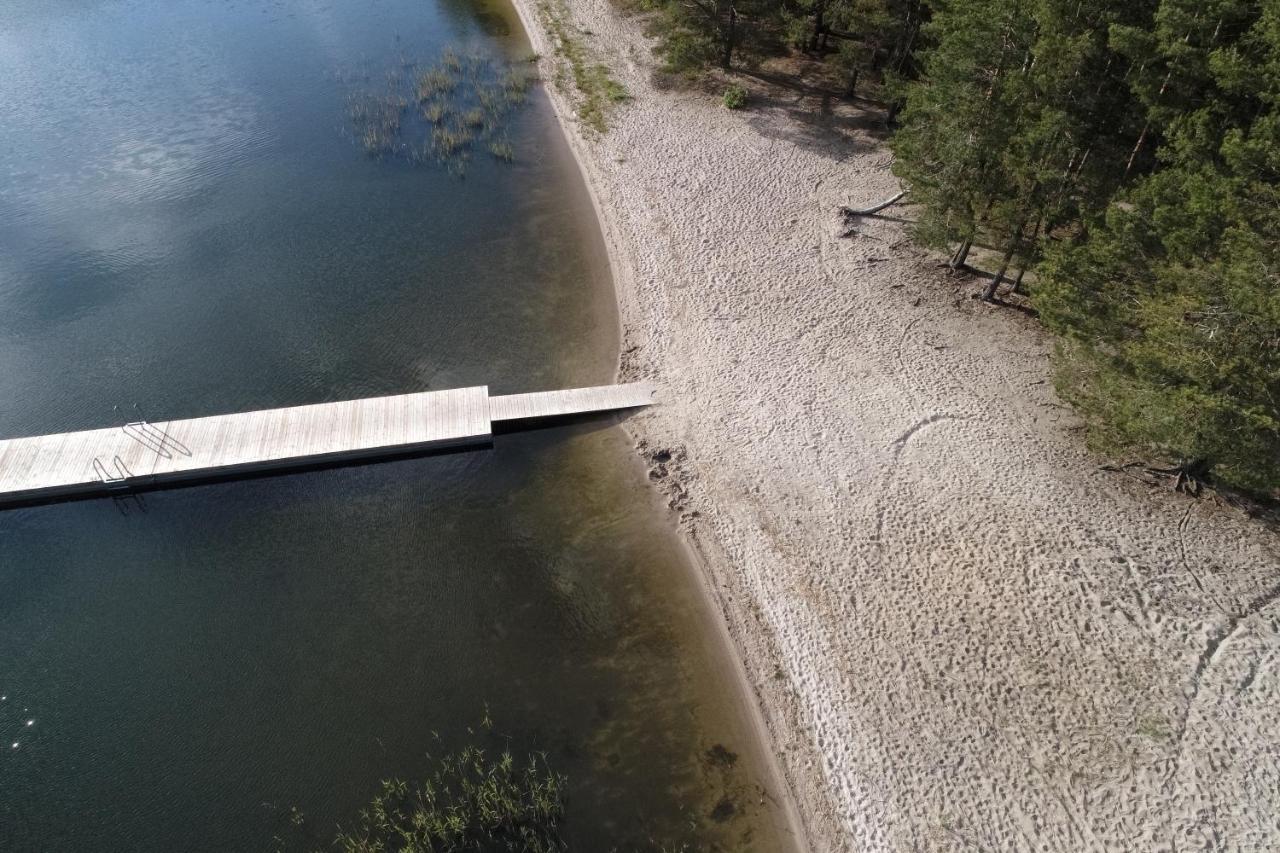 Villa Dom na wzgórzu z widokiem na jezioro Lipnica  Exterior foto